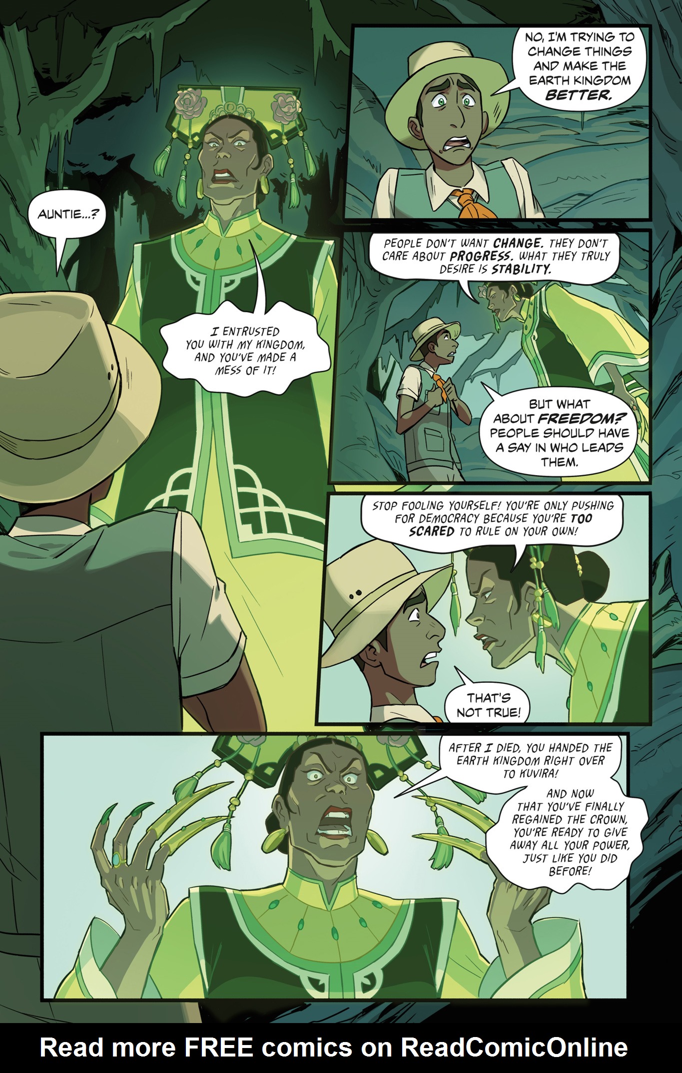 Read online Nickelodeon The Legend of Korra: Ruins of the Empire comic -  Issue # TPB 2 - 22