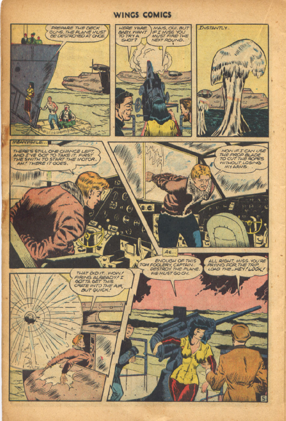 Read online Wings Comics comic -  Issue #70 - 34