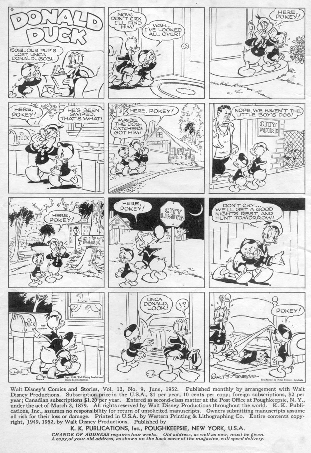 Read online Walt Disney's Comics and Stories comic -  Issue #141 - 2