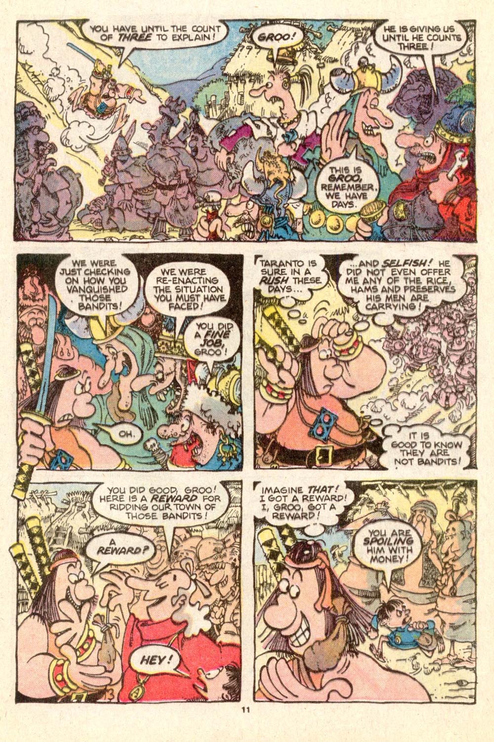 Read online Sergio Aragonés Groo the Wanderer comic -  Issue #25 - 11