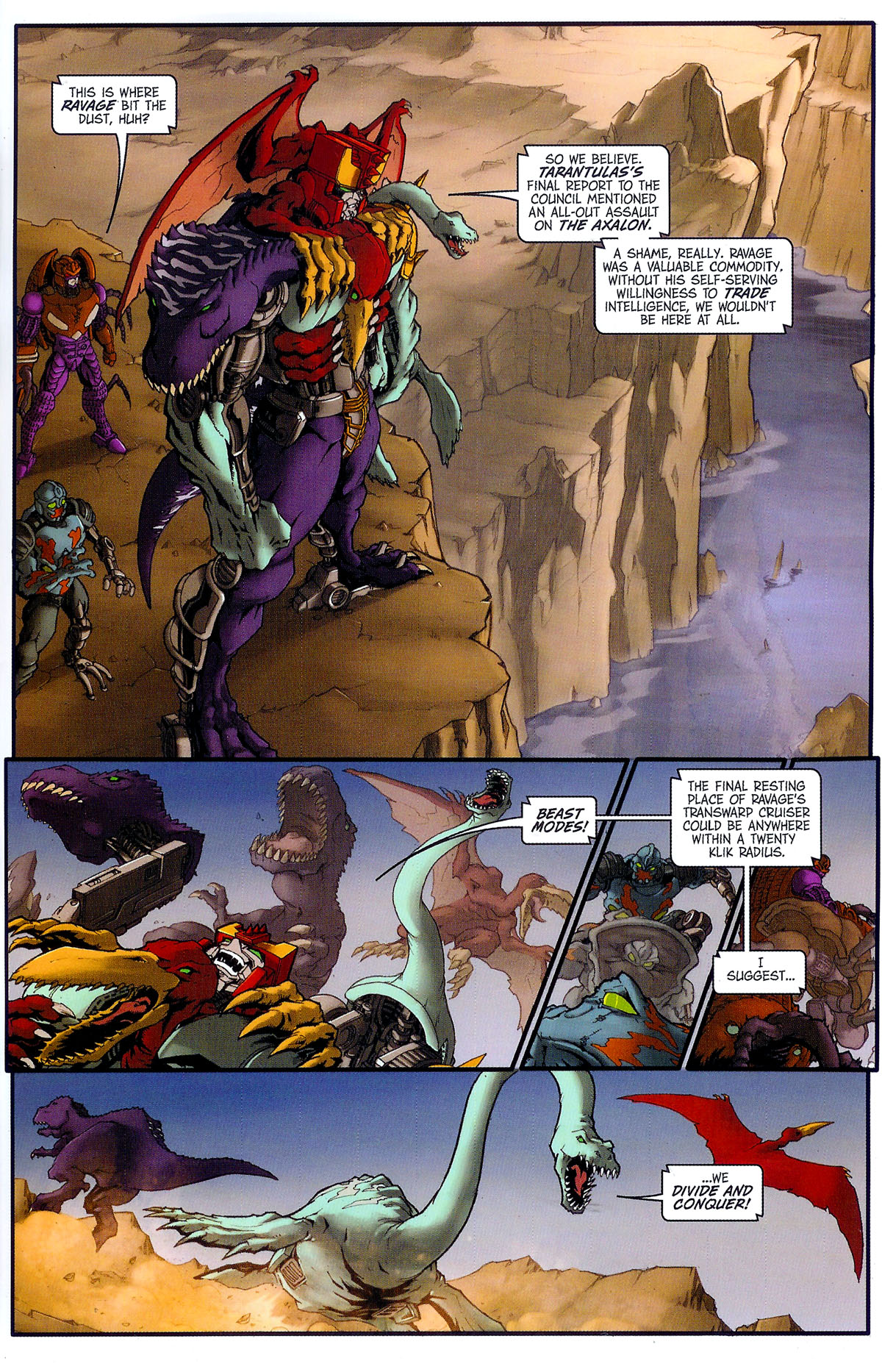 Read online Transformers, Beast Wars The Gathering comic Issue 2