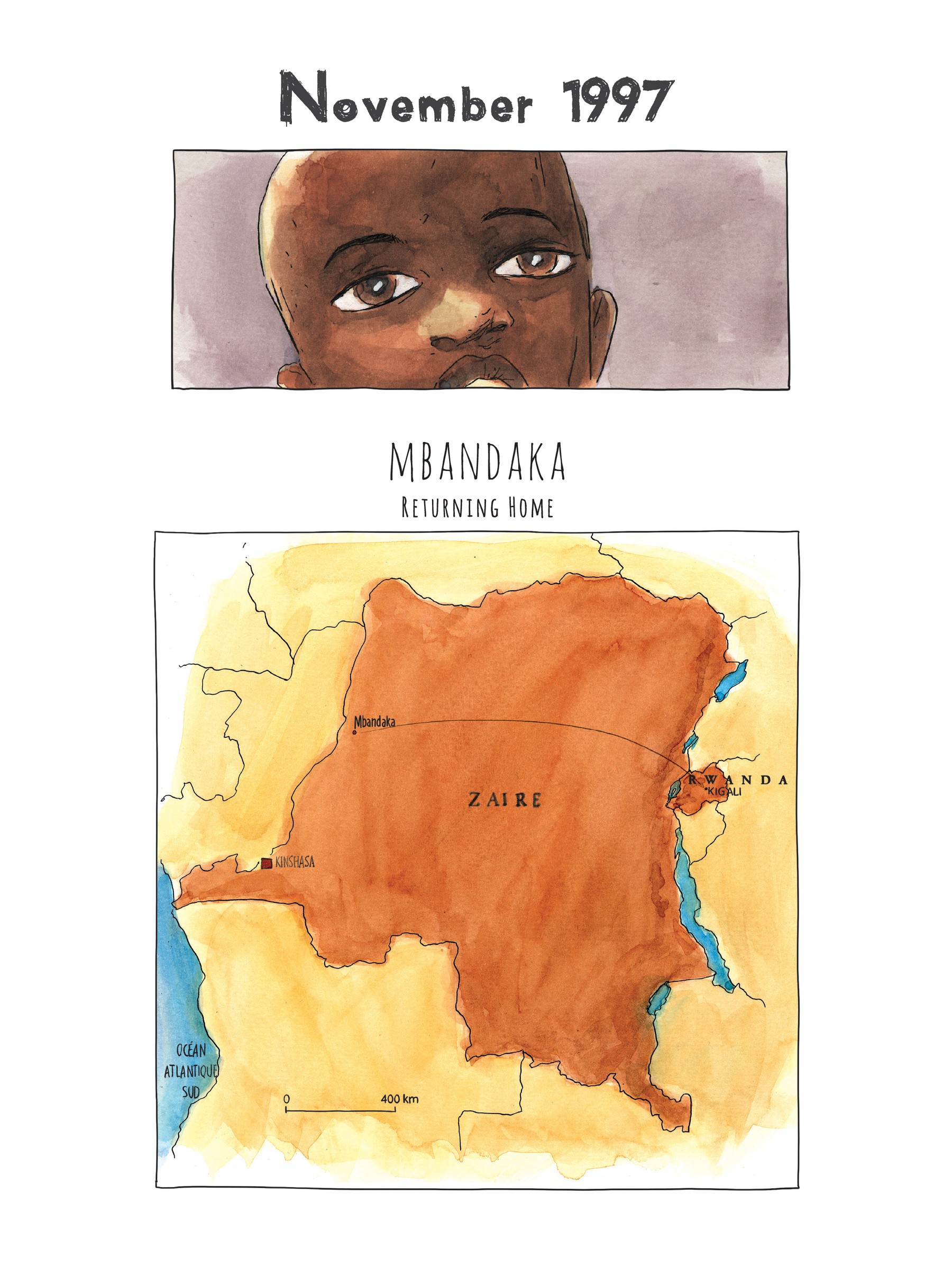 Read online Alice on the Run: One Child's Journey Through the Rwandan Civil War comic -  Issue # TPB - 109