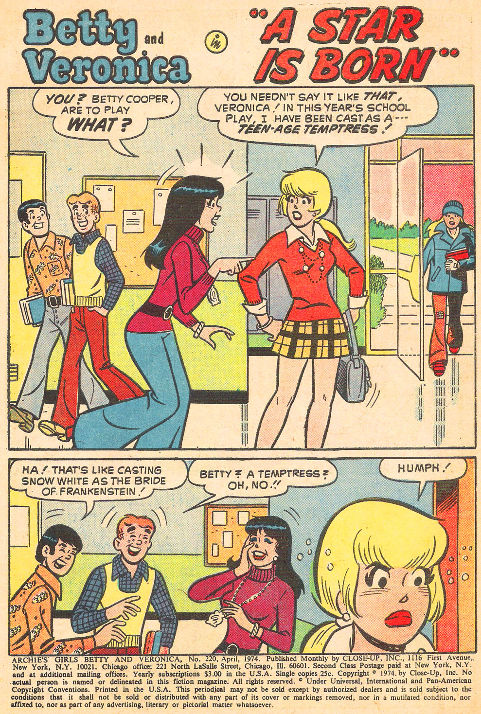 Read online Archie's Girls Betty and Veronica comic -  Issue #220 - 3