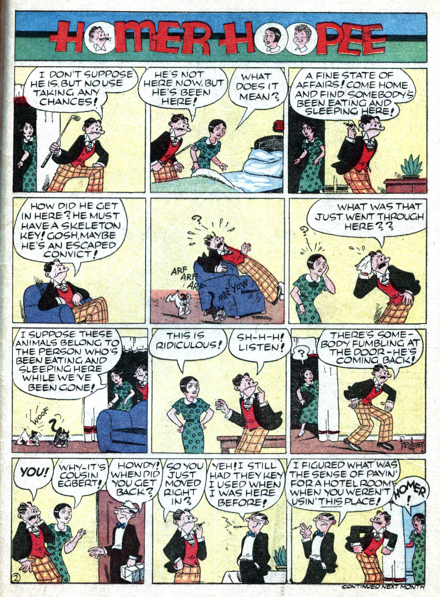 Read online Famous Funnies comic -  Issue #58 - 63