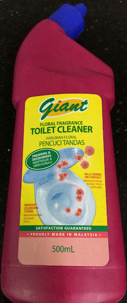 Giant toilet cleaner floral