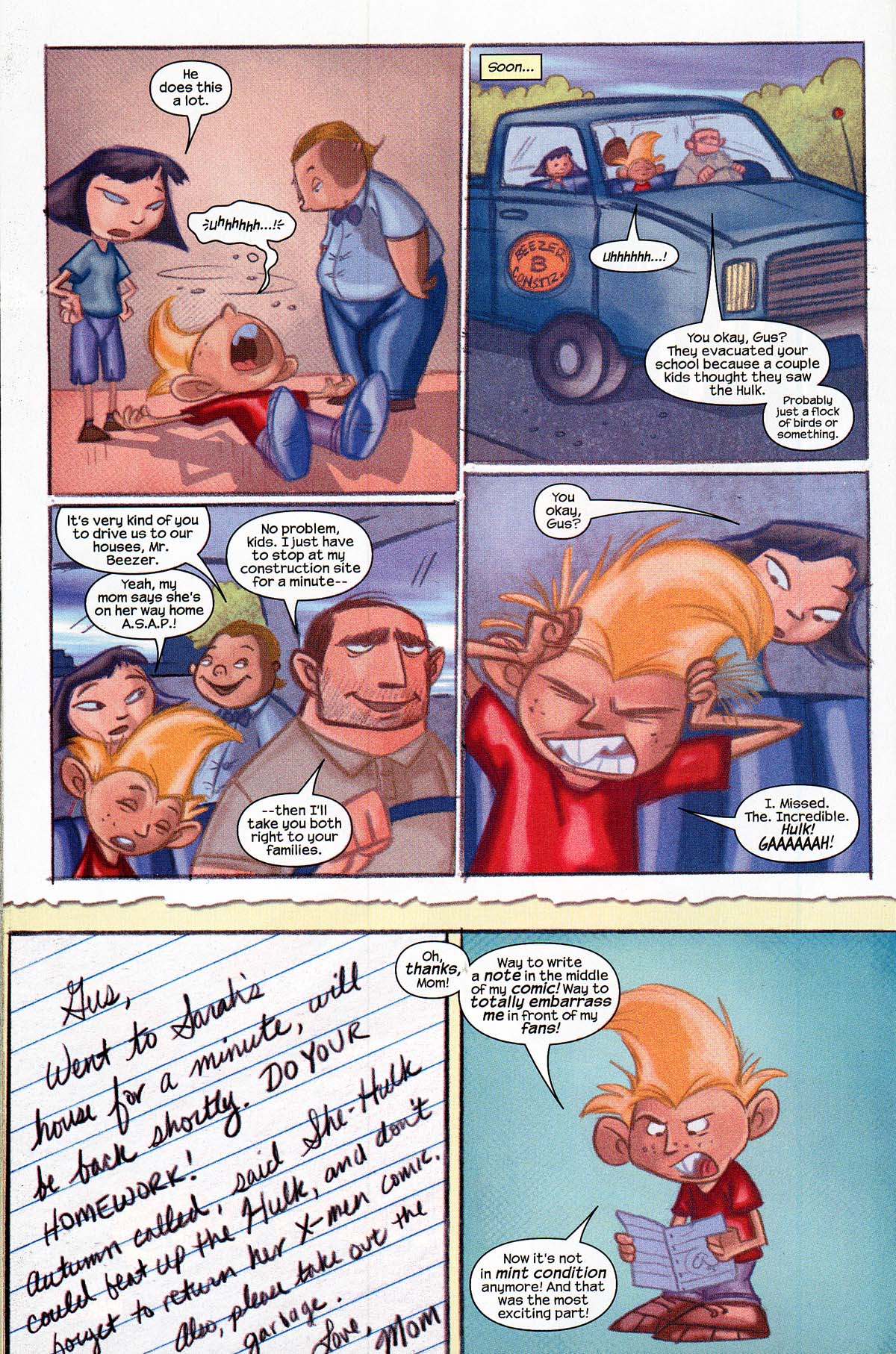 Read online Marvelous Adventures of Gus Beezer comic -  Issue # Hulk - 15