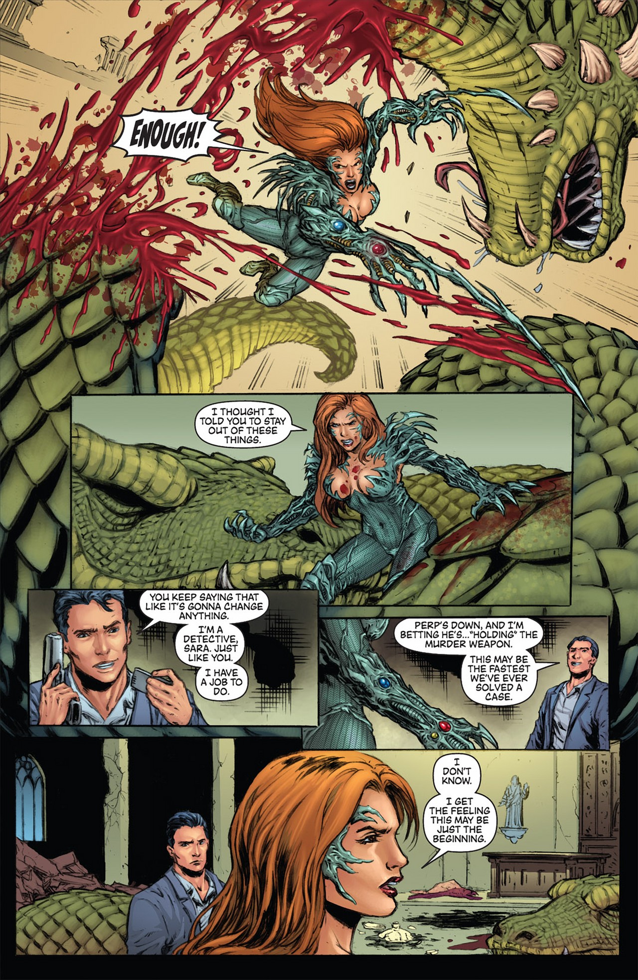 Read online Witchblade/Red Sonja comic -  Issue #1 - 20