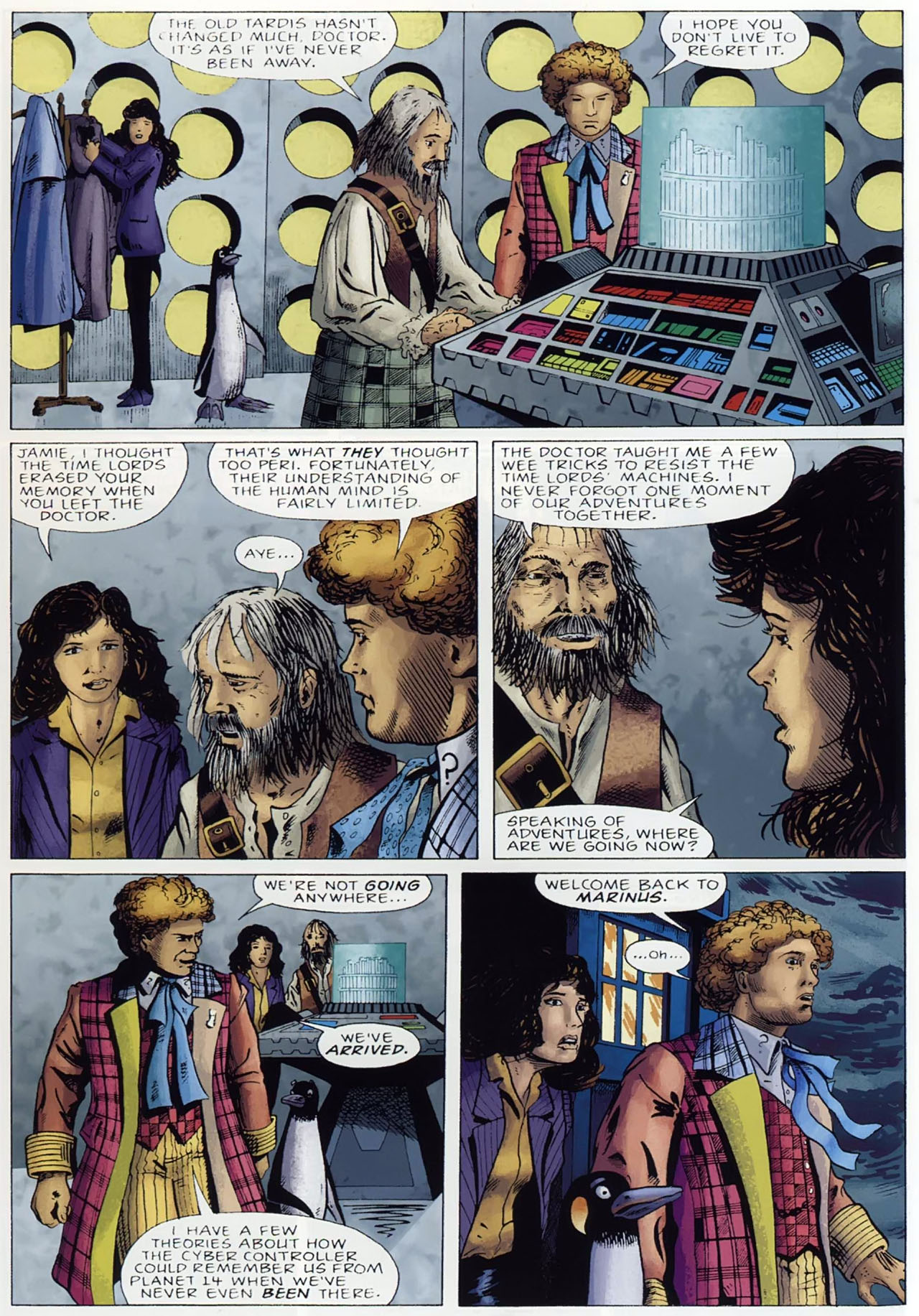 Read online Grant Morrison's Doctor Who comic -  Issue #2 - 14