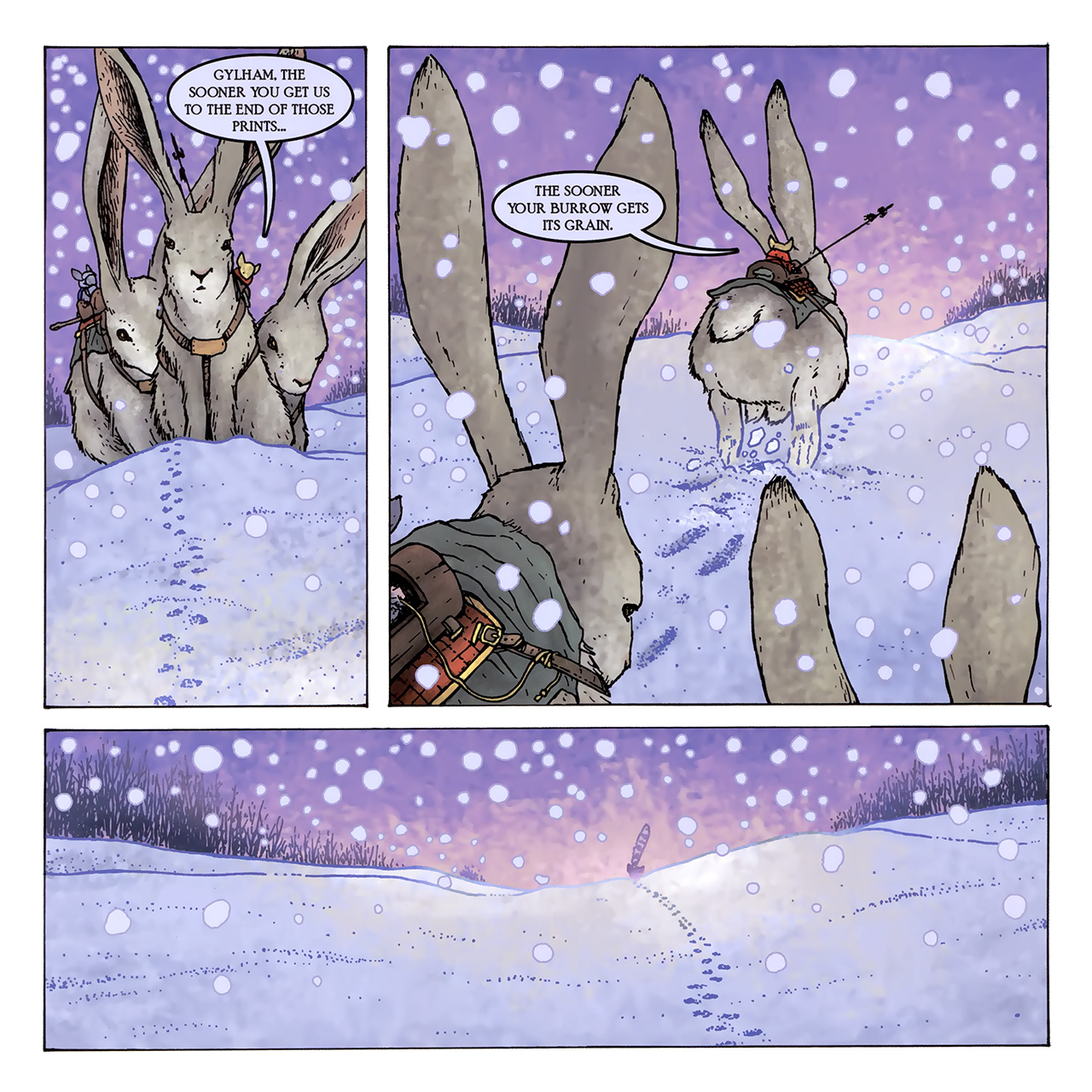 Read online Mouse Guard: Winter 1152 comic -  Issue #6 - 11