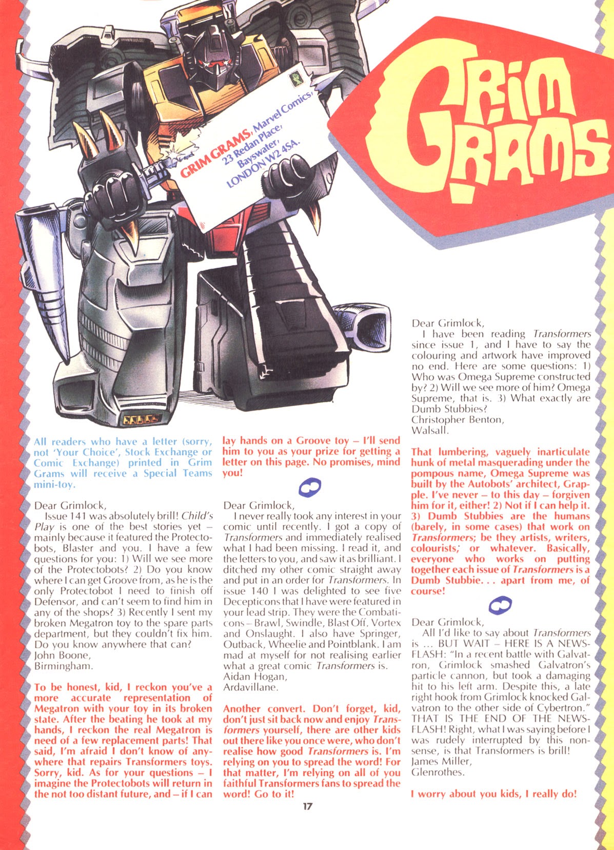 Read online The Transformers (UK) comic -  Issue #150 - 15