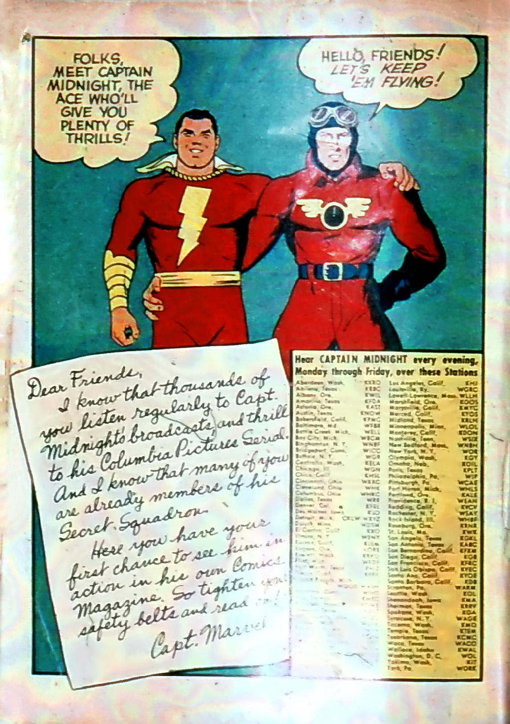 Read online Captain Midnight (1942) comic -  Issue #1 - 2