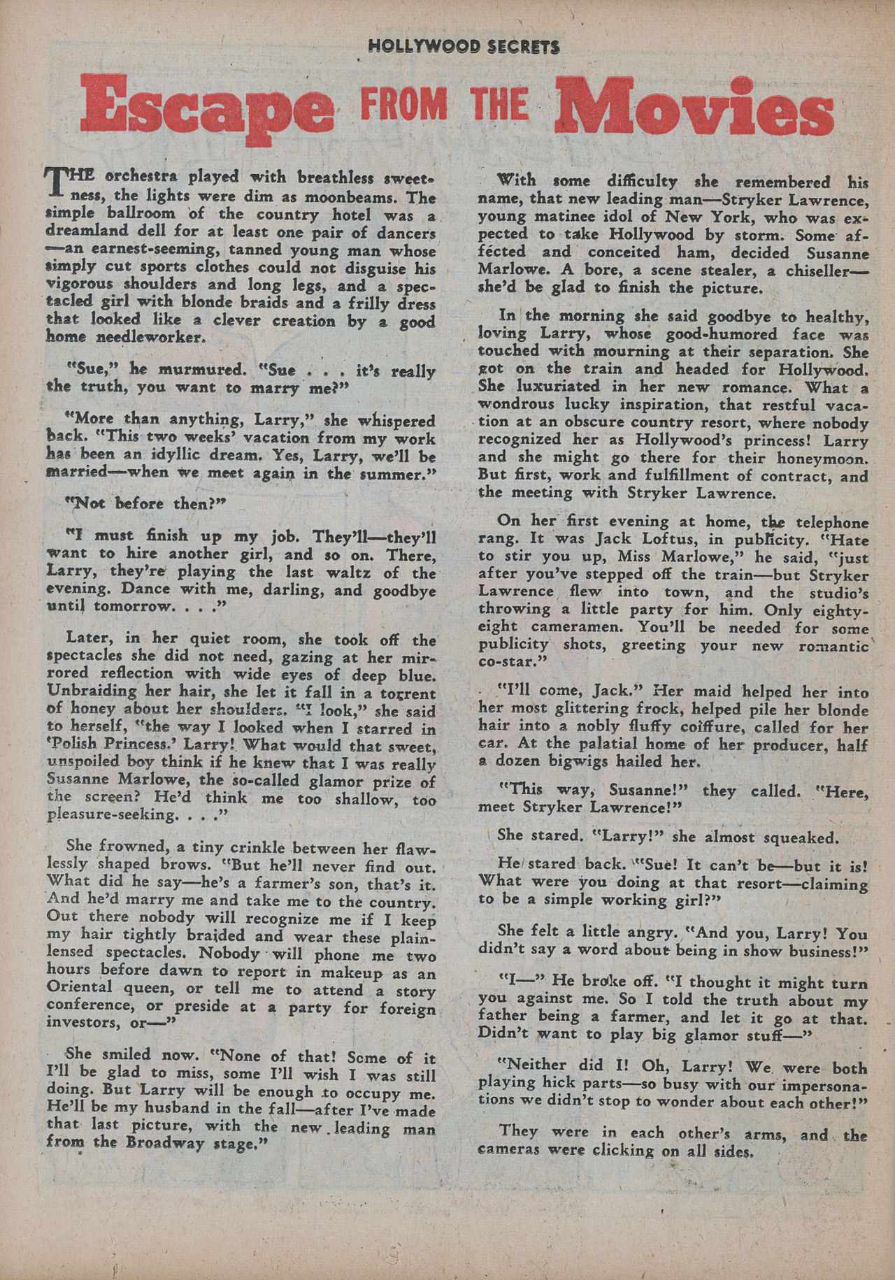 Read online Hollywood Secrets comic -  Issue #5 - 26