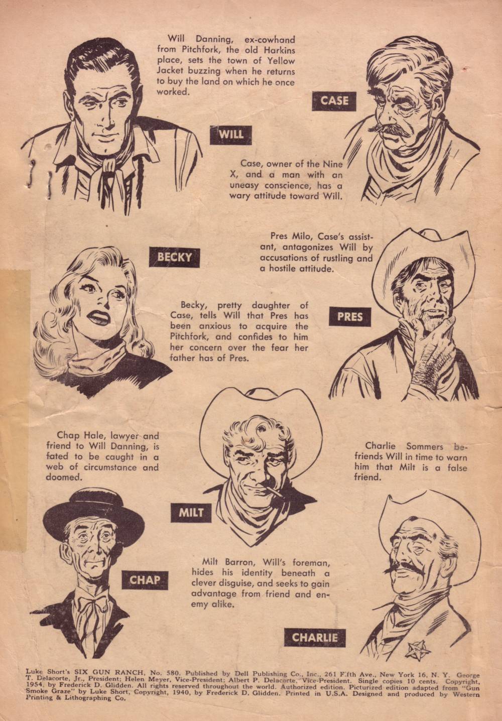 Read online Four Color Comics comic -  Issue #580 - 2