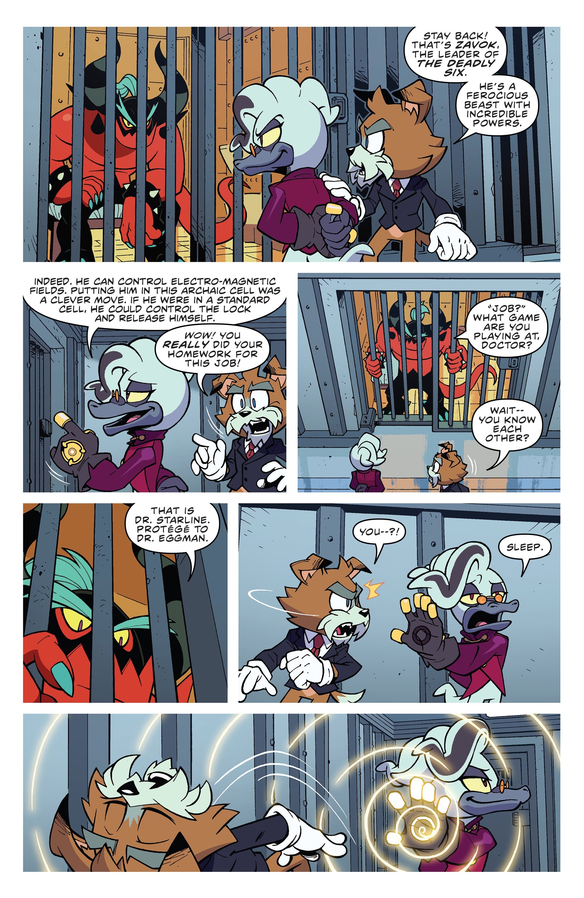 Read online Sonic the Hedgehog: Bad Guys comic -  Issue #1 - 10