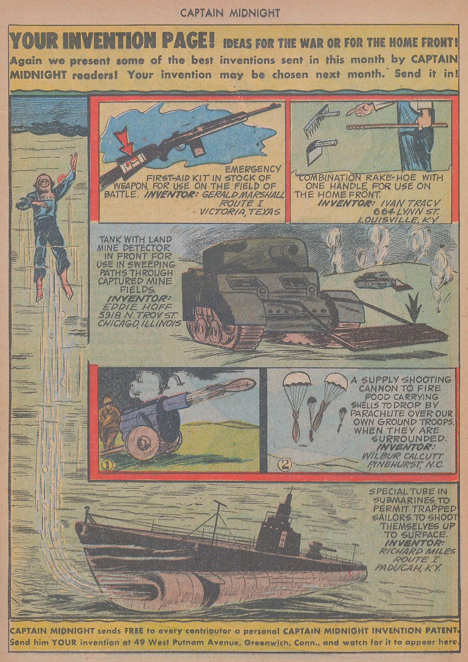 Read online Captain Midnight (1942) comic -  Issue #24 - 24