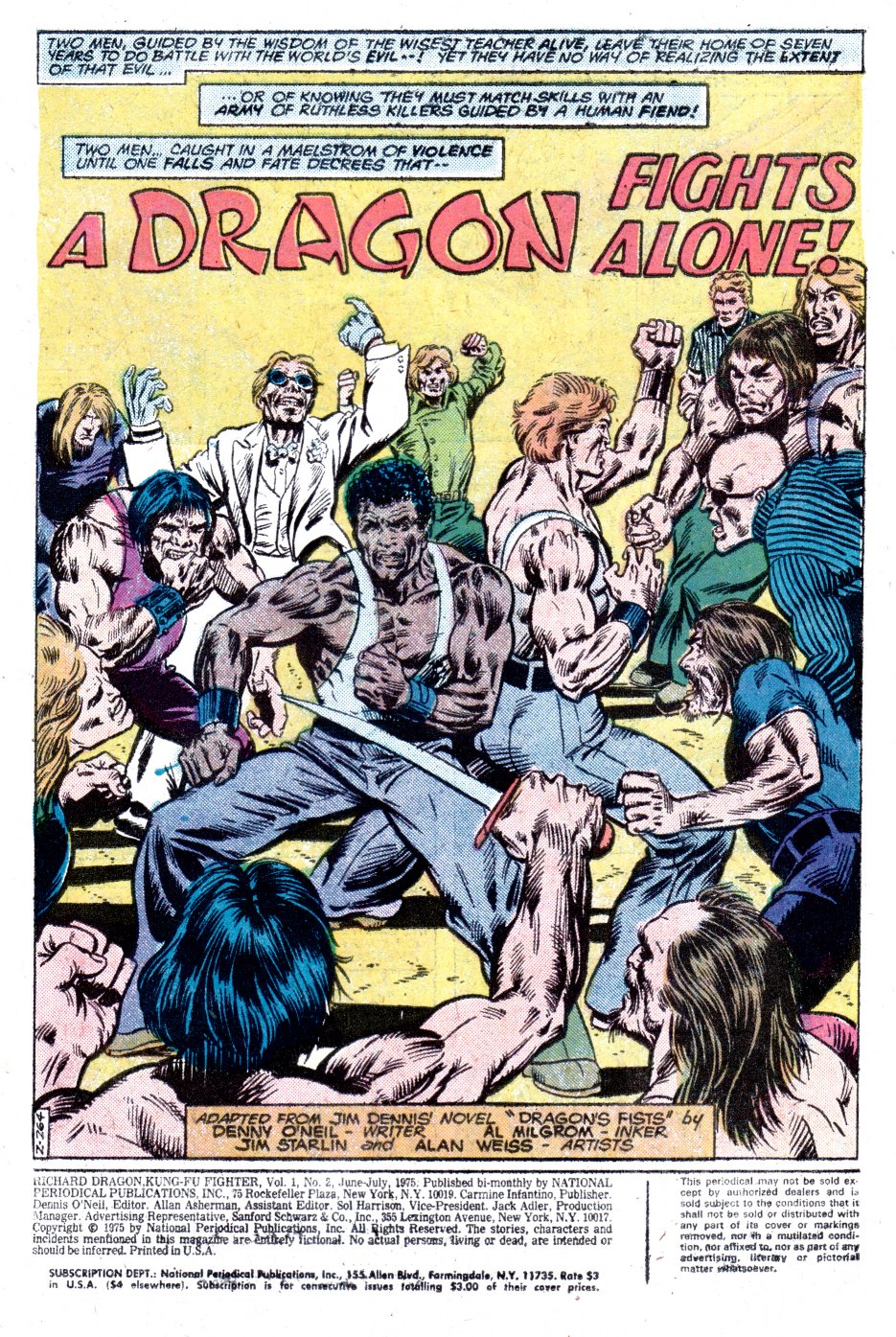 Read online Richard Dragon, Kung-Fu Fighter comic -  Issue #2 - 2