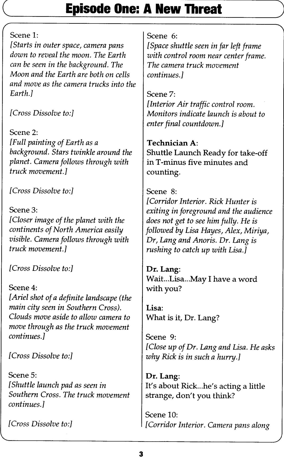 Read online Robotech II: The Sentinels comic -  Issue # _Script Book 1 - 7