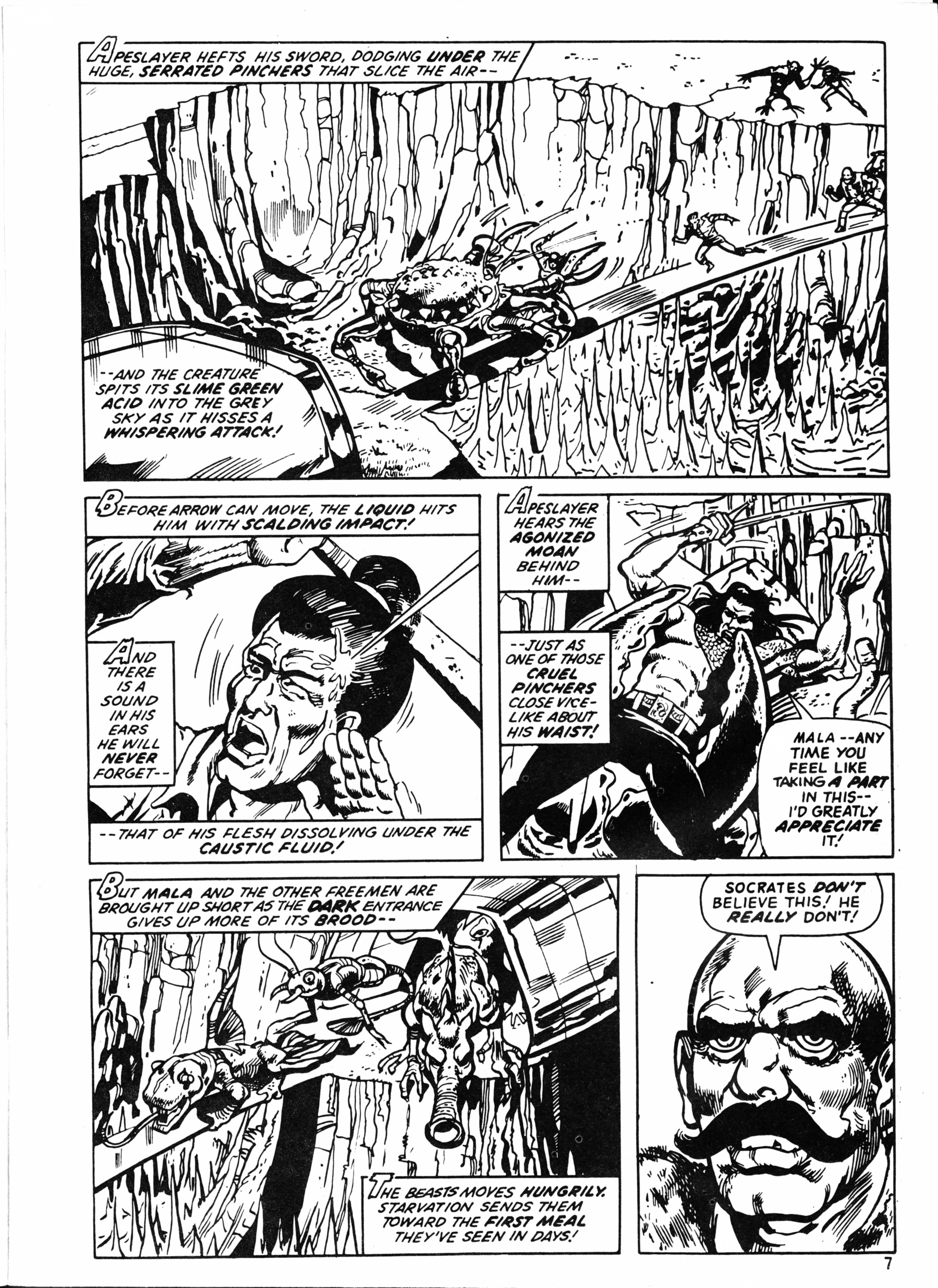 Read online Planet of the Apes (1974) comic -  Issue #30 - 7