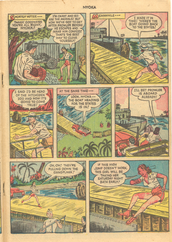 Read online Nyoka the Jungle Girl (1945) comic -  Issue #27 - 27