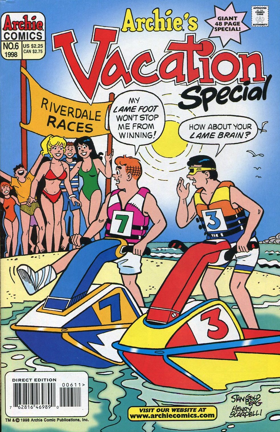 Read online Archie's Vacation Special comic -  Issue #6 - 1