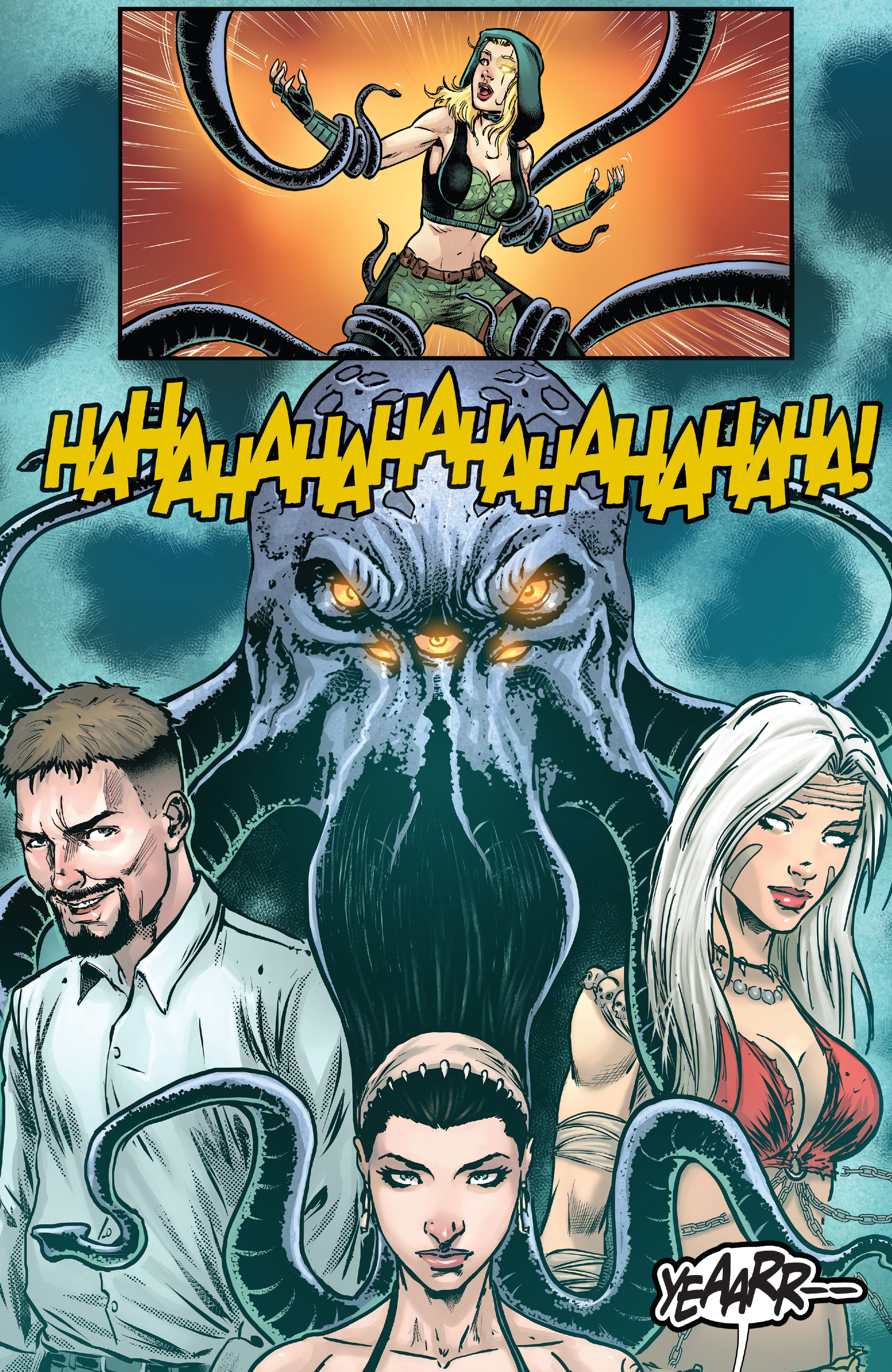 Read online Robyn Hood: Spawn of Nyarlathotep comic -  Issue # Full - 4