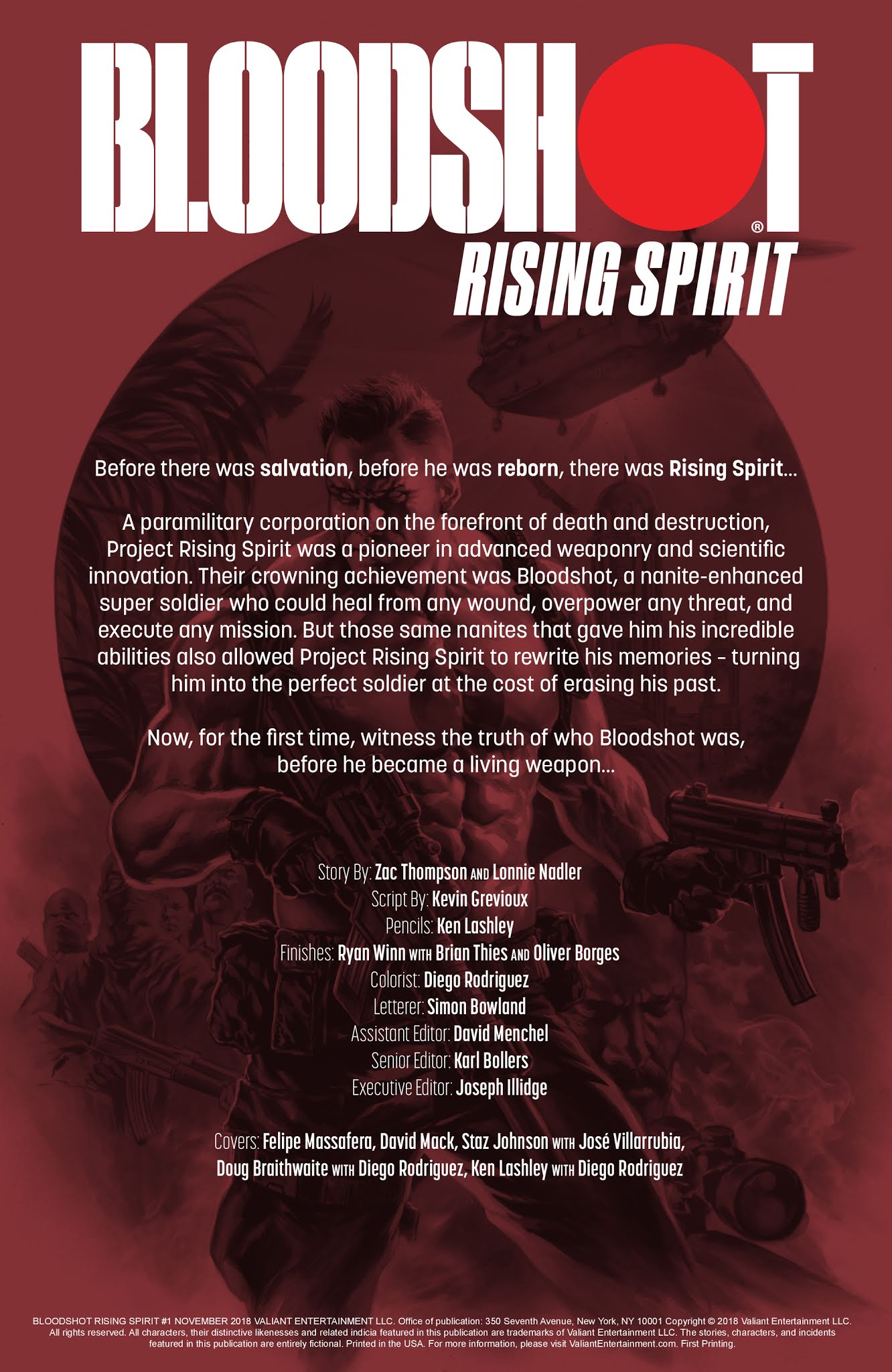 Read online Bloodshot Rising Spirit comic -  Issue #1 - 2