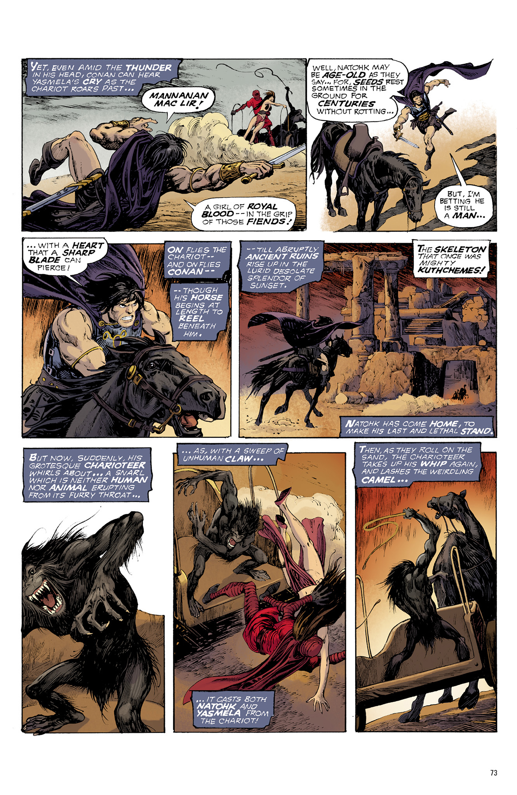 Read online Robert E. Howard's Savage Sword comic -  Issue #9 - 74