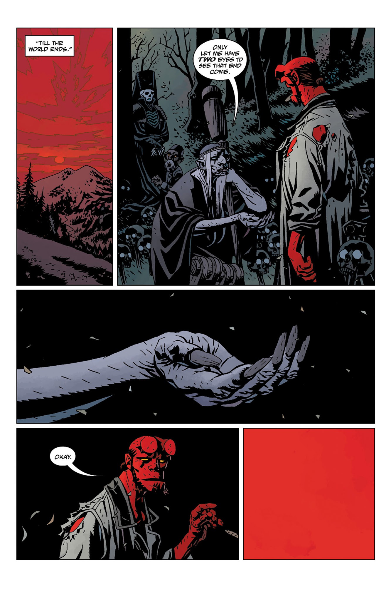 Read online Hellboy: The Storm And The Fury comic -  Issue # TPB - 78