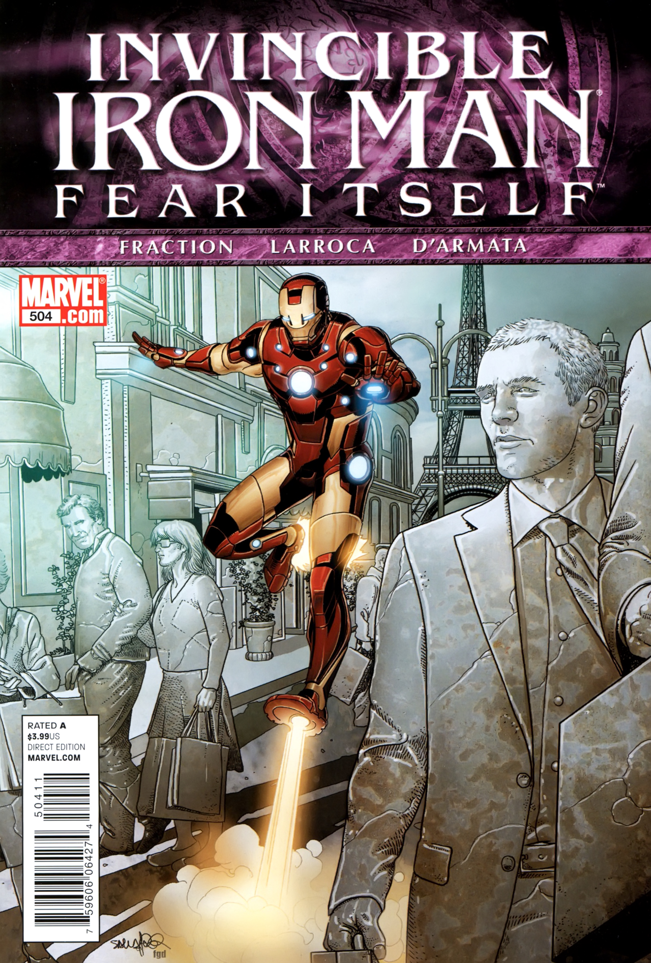 Read online The Invincible Iron Man (2008) comic -  Issue #504 - 1