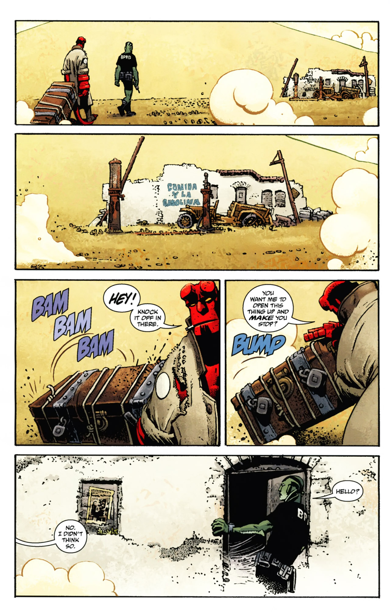 Read online Hellboy In Mexico (2010) comic -  Issue # Full - 5