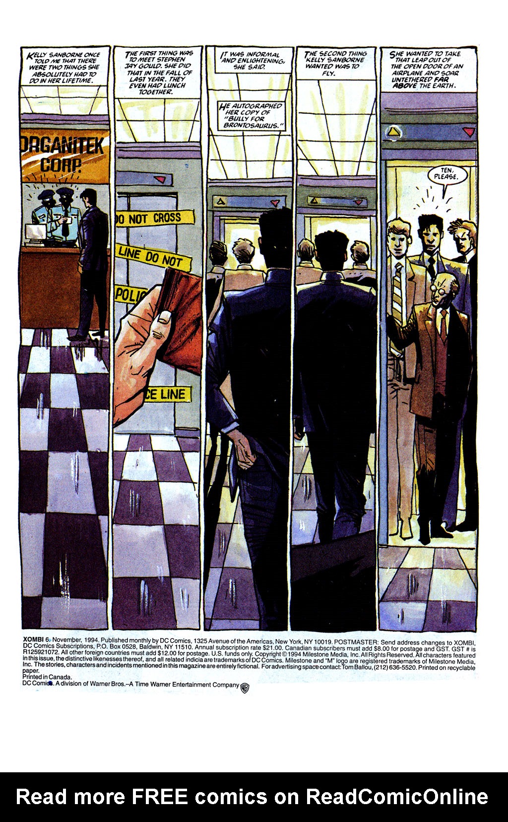 Read online Xombi (1994) comic -  Issue #6 - 2