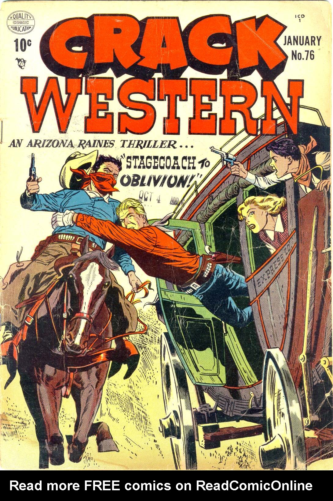 Read online Crack Western comic -  Issue #76 - 1