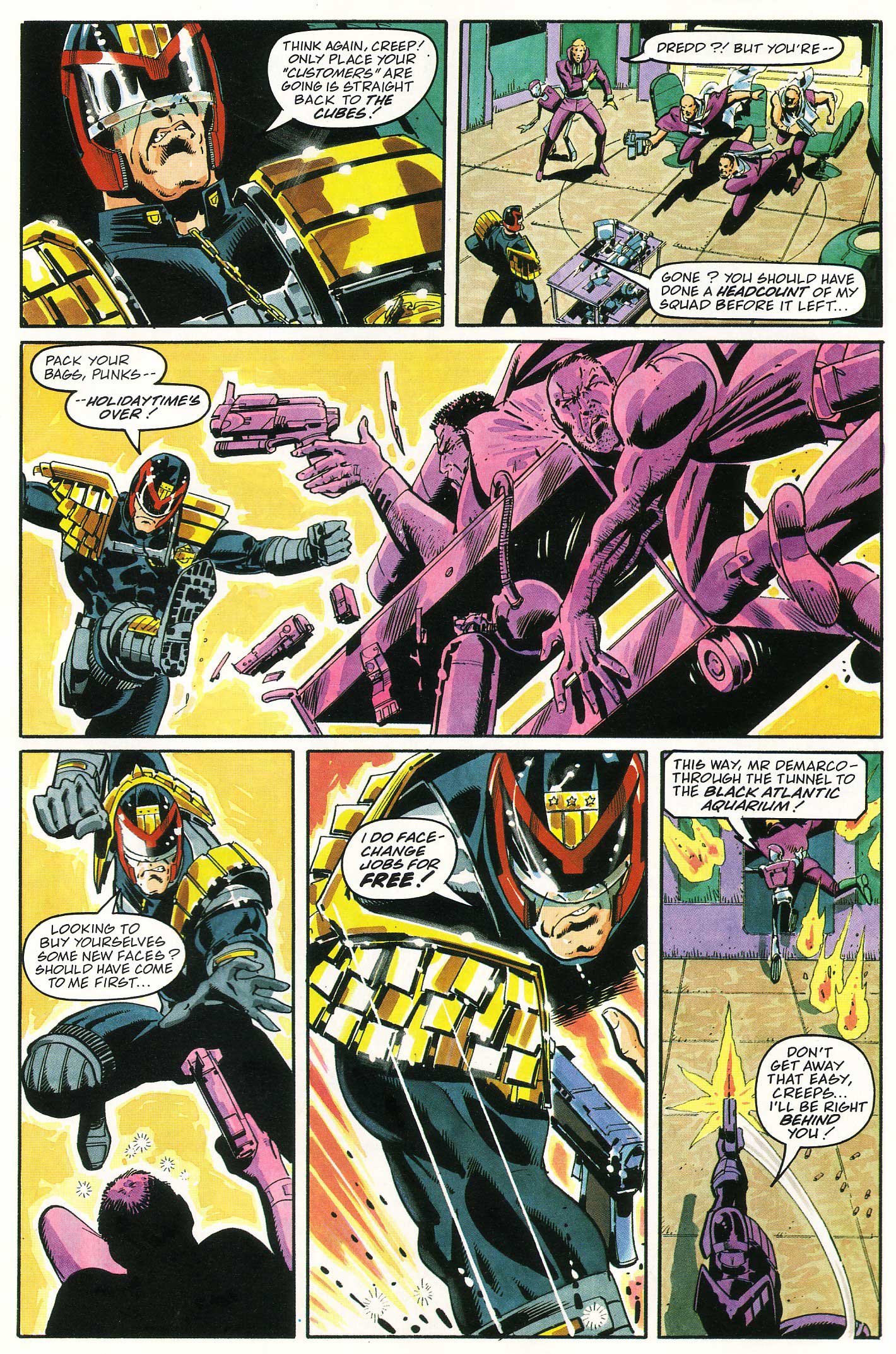 Read online Judge Dredd Lawman of the Future comic -  Issue #11 - 22