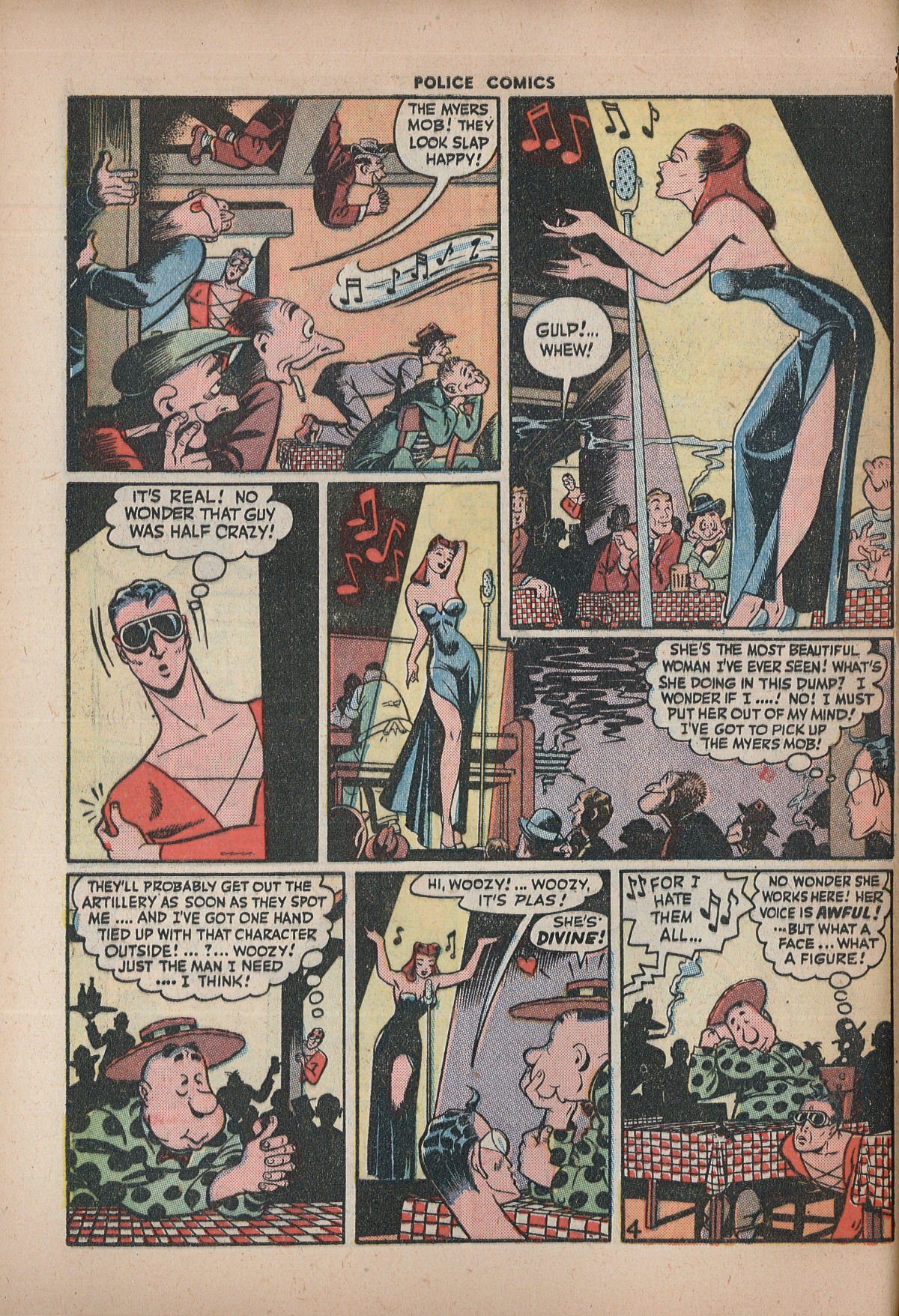 Read online Police Comics comic -  Issue #51 - 6