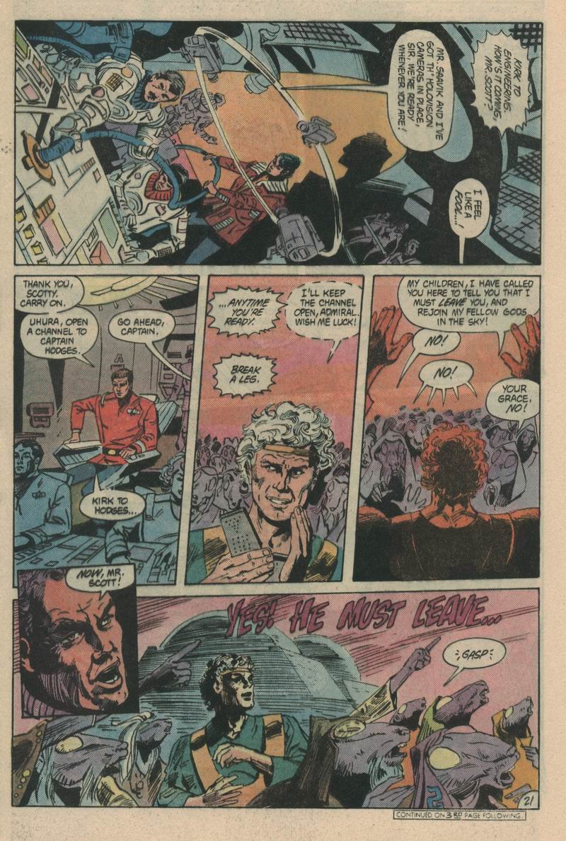 Read online Star Trek (1984) comic -  Issue #5 - 22