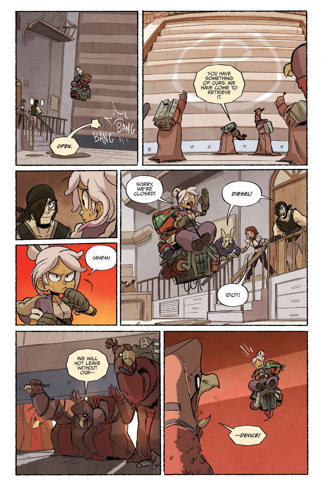 Read online Tyson Hesse's Diesel: Ignition comic -  Issue # TPB (Part 1) - 50