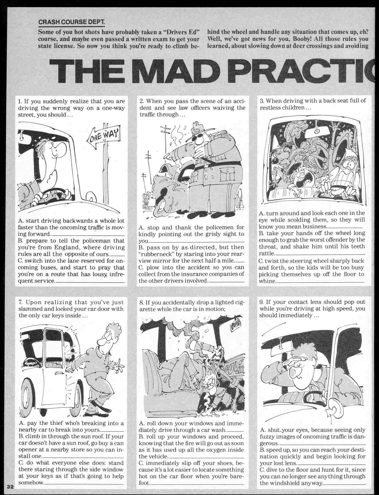 Read online MAD comic -  Issue #256 - 34