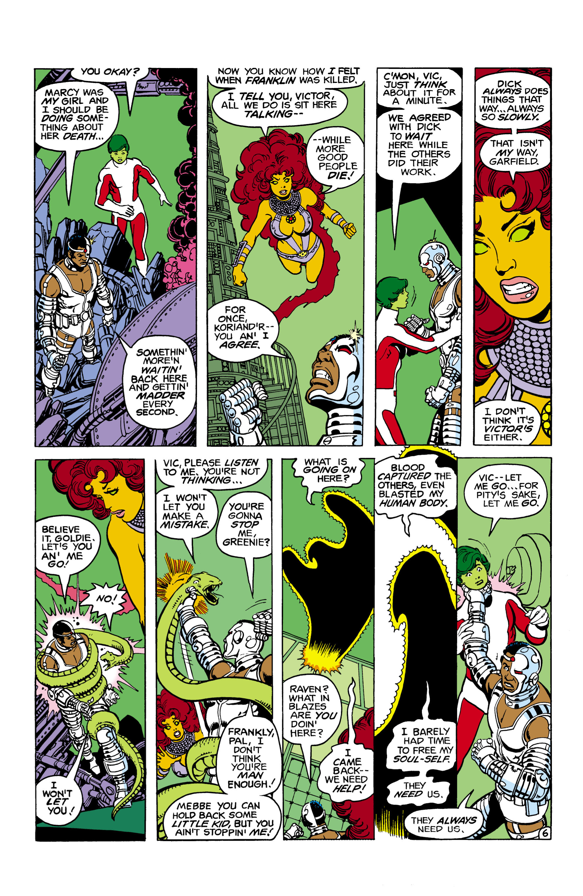 Read online The New Teen Titans (1980) comic -  Issue #22 - 7