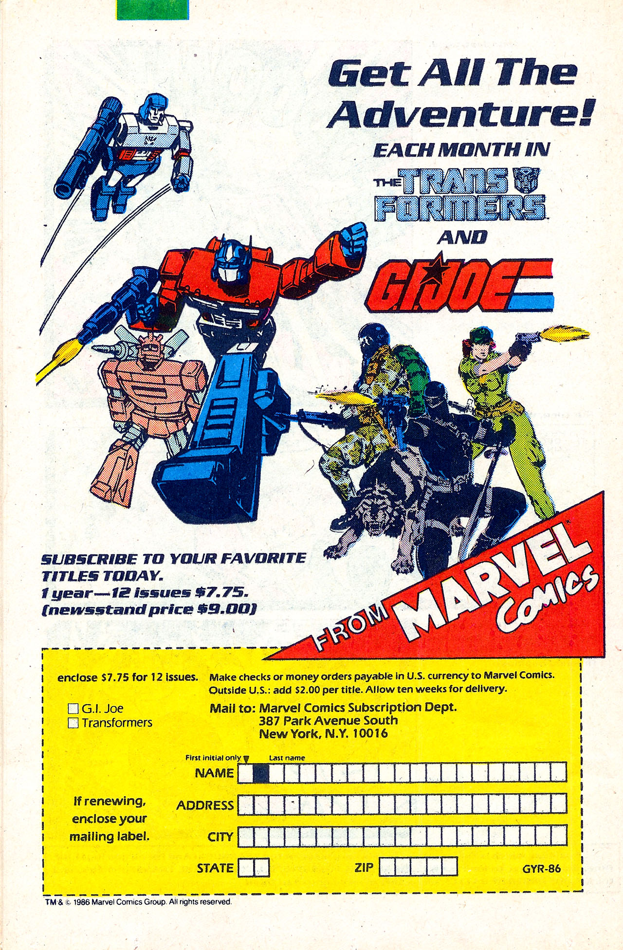 Read online G.I. Joe Yearbook comic -  Issue #3 - 58