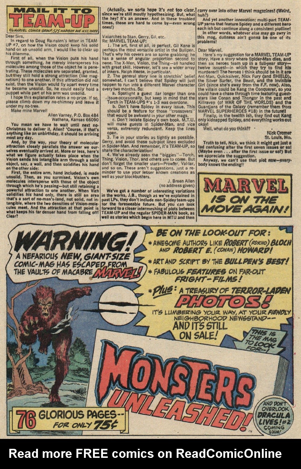Read online Marvel Team-Up (1972) comic -  Issue #11 - 21