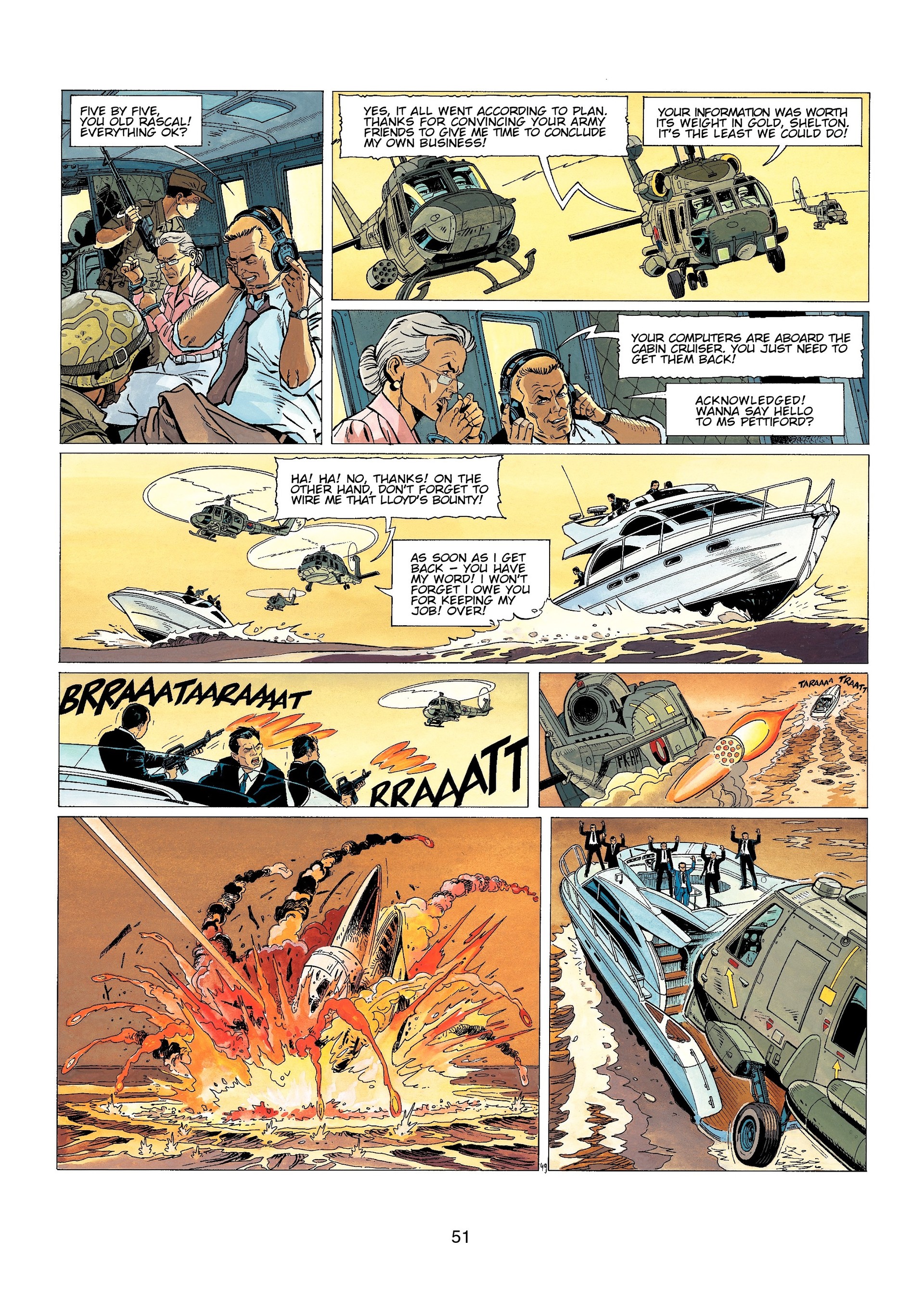 Read online Wayne Shelton comic -  Issue #5 - 52