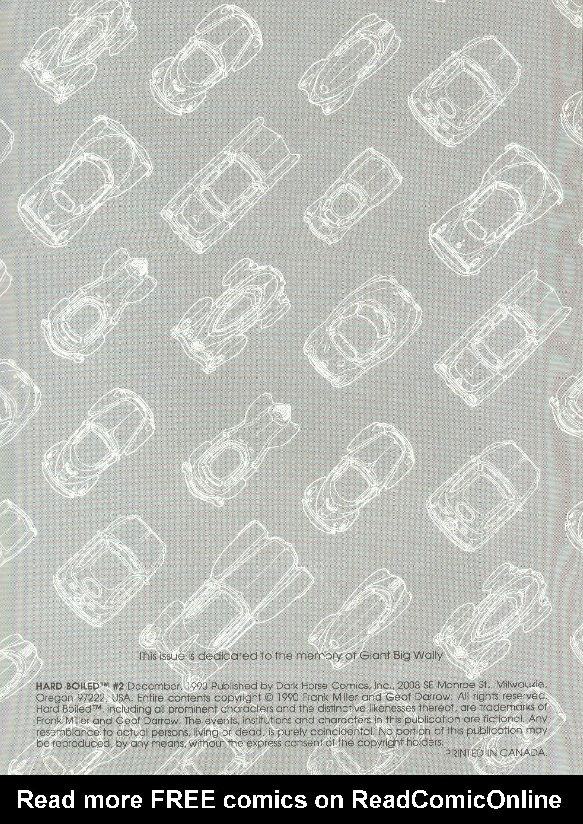 Read online Hard Boiled comic -  Issue #2 - 2