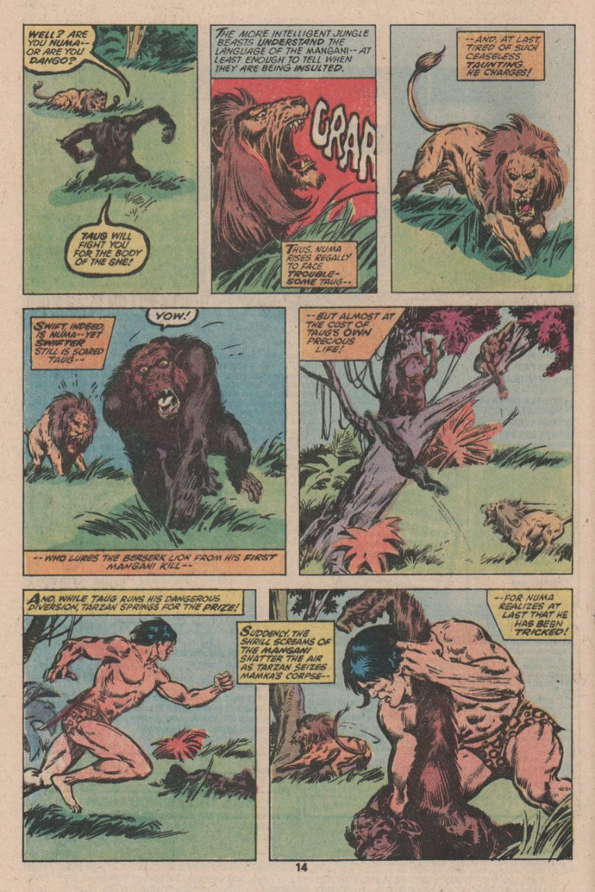 Read online Tarzan (1977) comic -  Issue #12 - 9