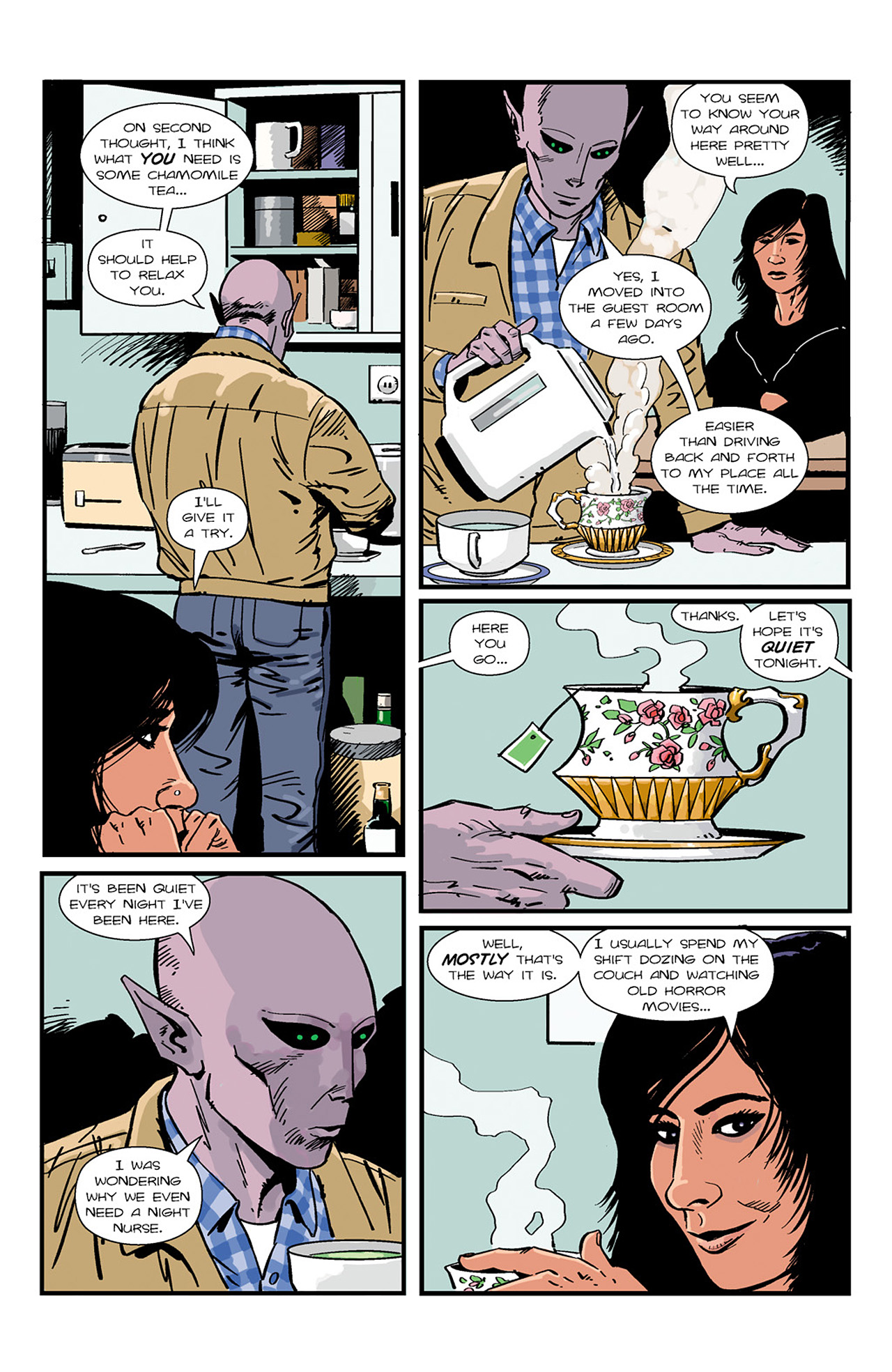 Read online Resident Alien comic -  Issue #1 - 5