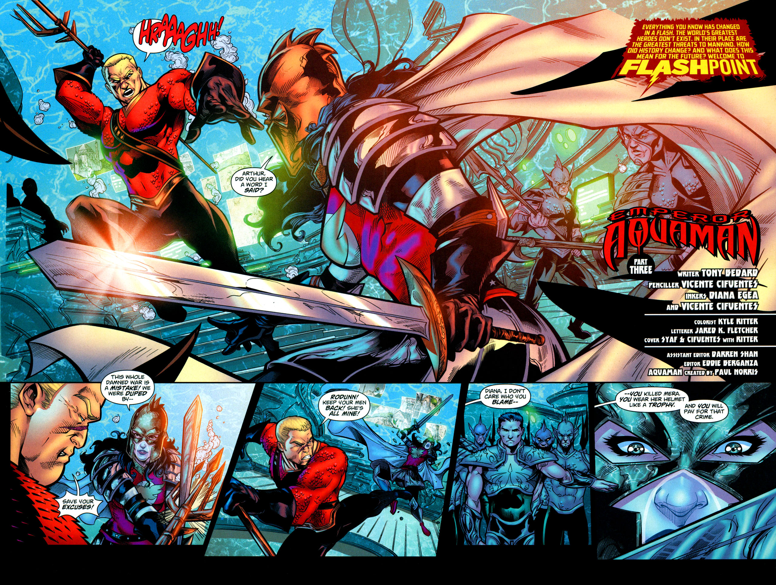 Read online Flashpoint: Emperor Aquaman comic -  Issue #3 - 3