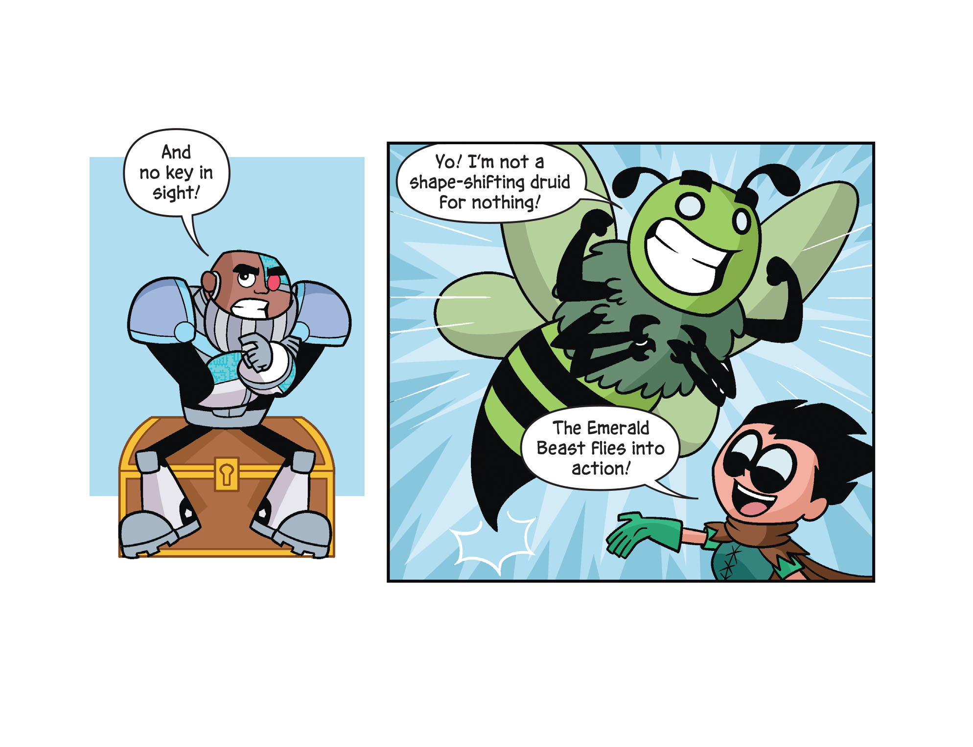 Read online Teen Titans Go! Roll With It! comic -  Issue #4 - 21