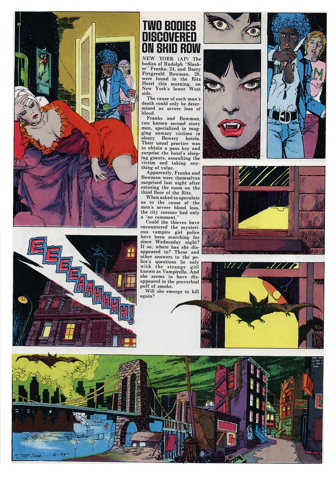 Read online Vampirella (1969) comic -  Issue #46 - 66