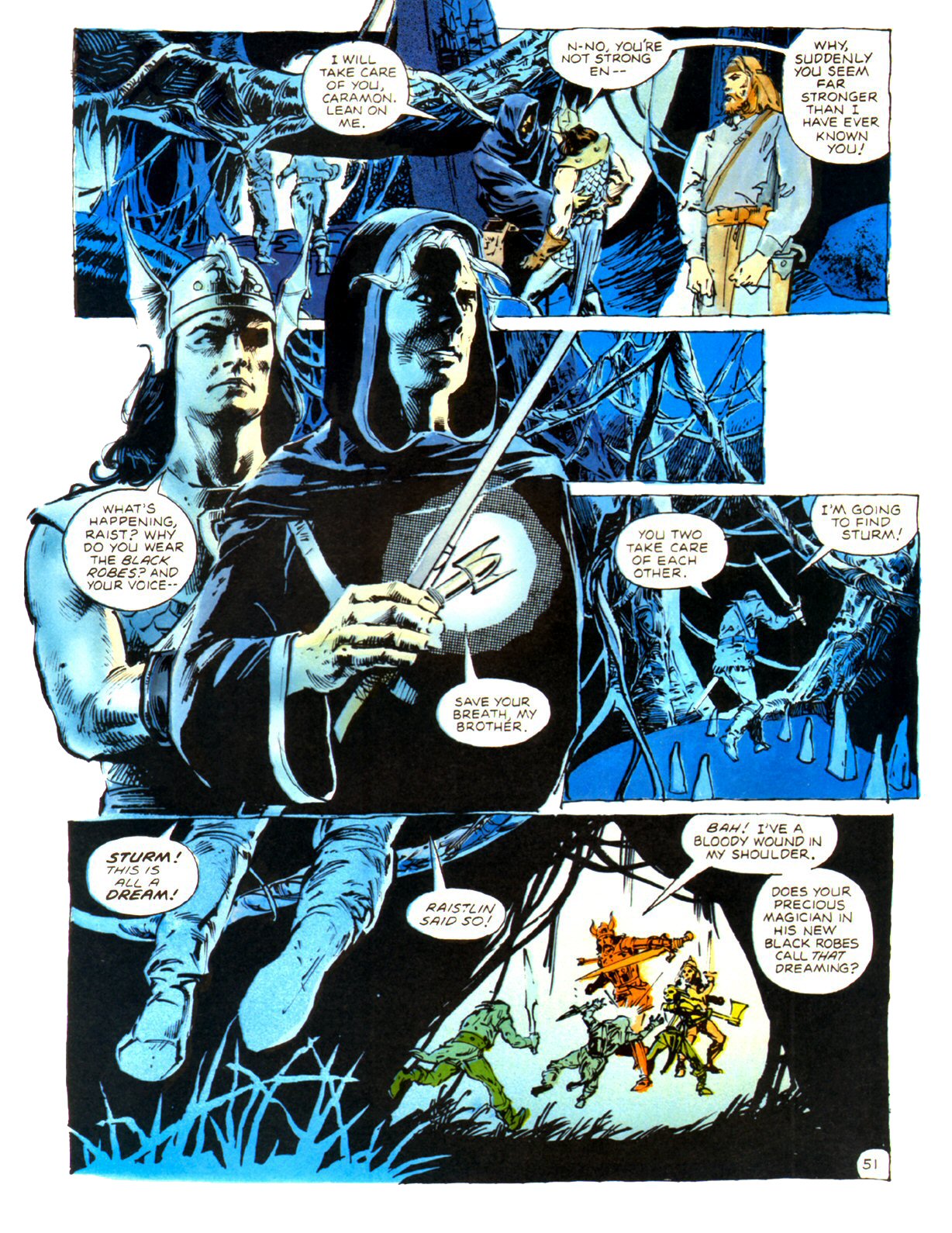 Read online Dragonlance Saga comic -  Issue #3 - 54