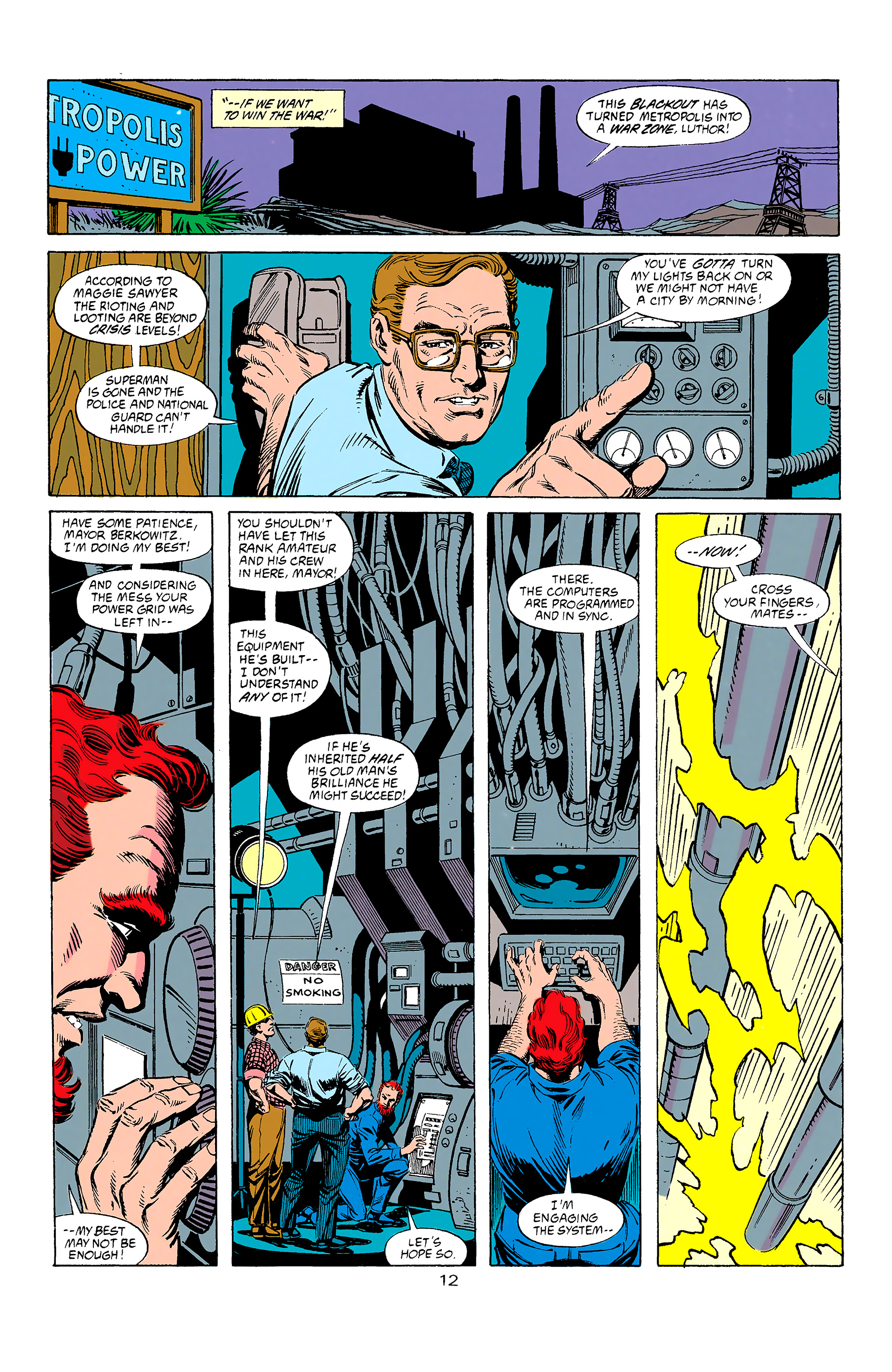 Read online Superman (1987) comic -  Issue #62 - 12