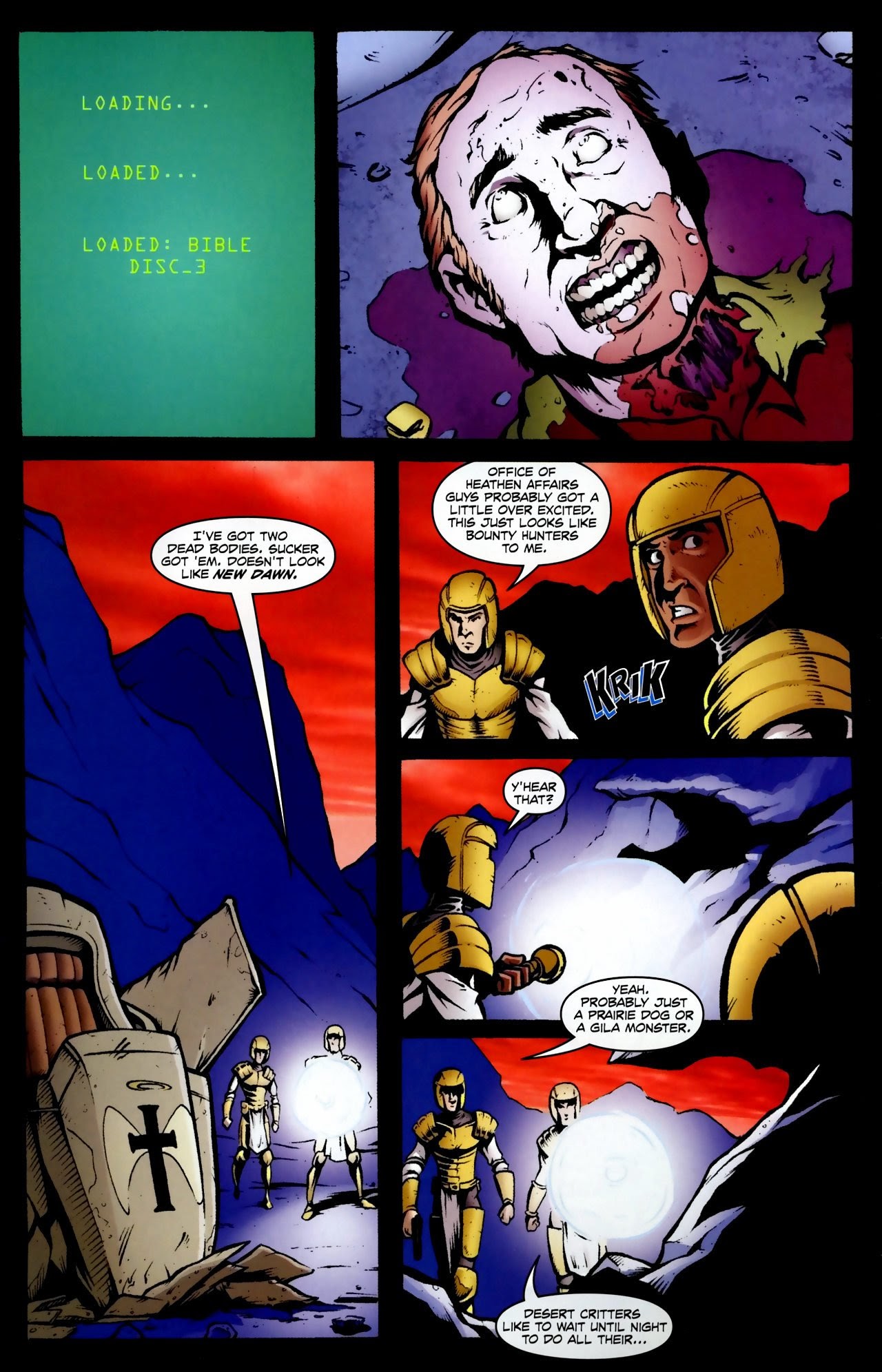 Read online Loaded Bible comic -  Issue #3 - 3
